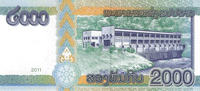 2000 Kip Laos 2011
